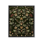 William Morris Woodland Nostalgia Emerald Green Framed Canvas Print Gallery Image 6