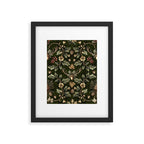 William Morris Woodland Nostalgia Emerald Green Framed Art Print Gallery Image 5