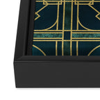 Art Deco Elegant Gatsby Style Framed Canvas Print Gallery Image 3