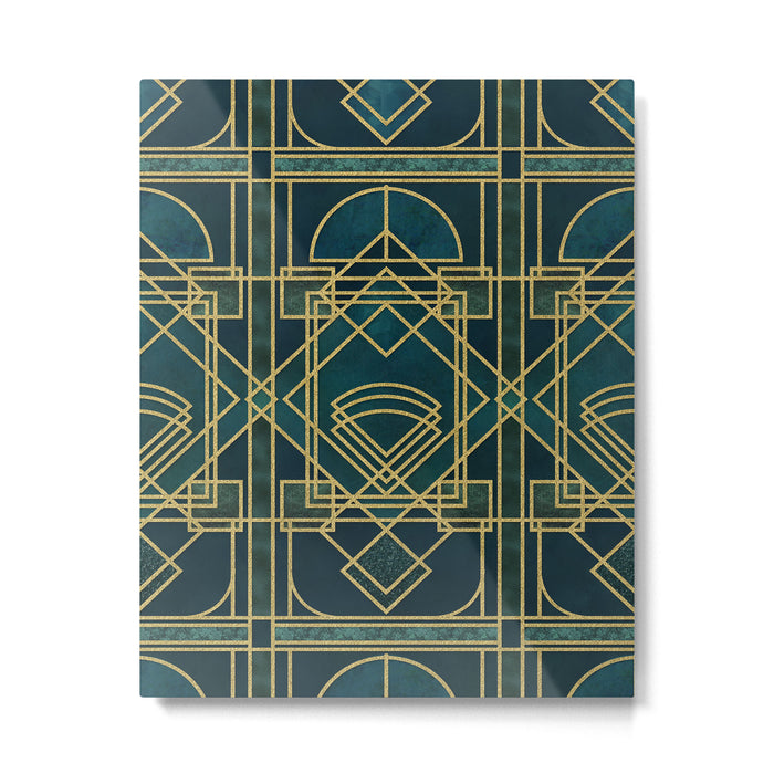 Art Deco Elegant Gatsby Style Metal Print Gallery Image 1