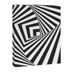 Black And  White Pop Art Optical Illusion Canvas Print Gallery Image 6