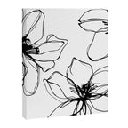 Bold Line Art Flowers Canvas Print Gallery Image 6