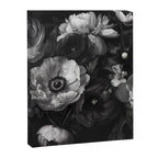 Dark Baroque Blossom Symphony Large Flower Art Canvas Print Gallery Image 6