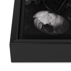 Dark Baroque Blossom Symphony Large Flower Art Framed Canvas Print Gallery Image 3