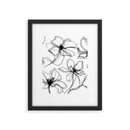 Floral Expression Bold Drawing Framed Art Print Gallery Image 5