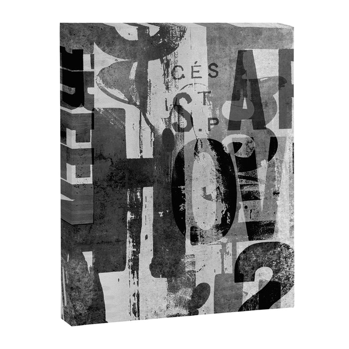 Loft Style Distressed Grunge Street Art Typography Canvas Print Gallery Image 1