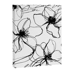 Loose Flower Study Black And White Canvas Print Gallery Image 6