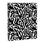 Matisse Style Organic Shapes Free Form Cut Outs Pattern Black On White Canvas Print Gallery Image 8