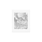 Organic 3D Sculpture White Art Print Gallery Image 1