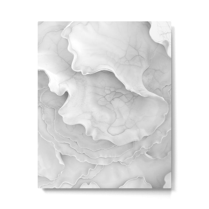 Organic 3D Sculpture White Metal Print Gallery Image 1