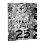 Urban Street Art Numbers And Text Fragments Canvas Print Gallery Image 6