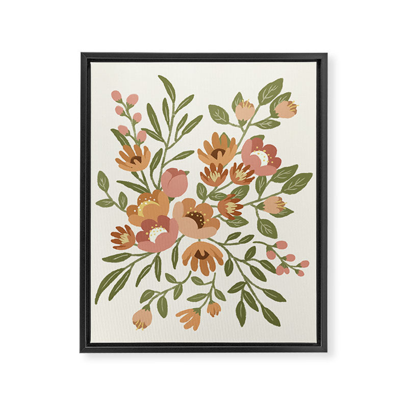 Freya Flowers Framed Canvas Print Gallery Image 8