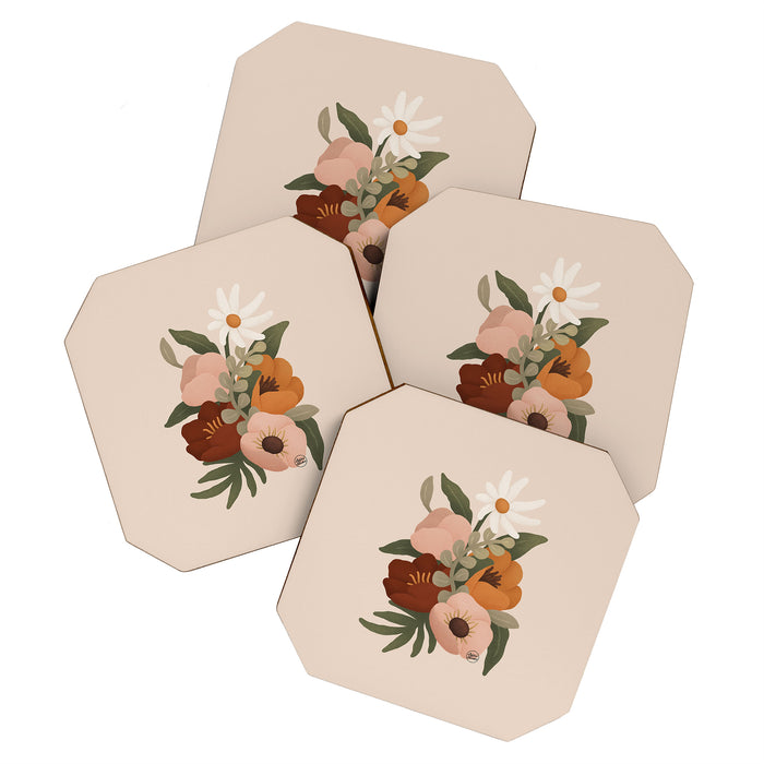 Gloria Floral Coaster Gallery Image 1