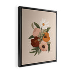 Gloria Floral Framed Canvas Print Gallery Image 2