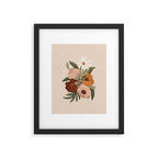 Gloria Floral Framed Art Print Gallery Image 6