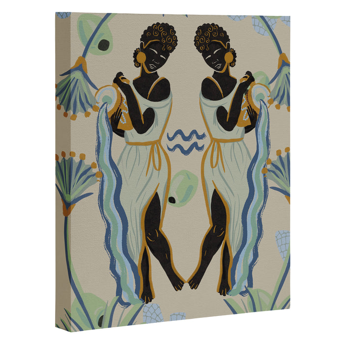 Aquarian's Pour Canvas Print Gallery Image 1