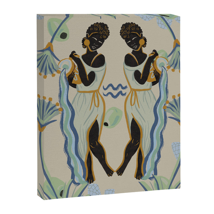 Aquarian's Pour Canvas Print Gallery Image 1