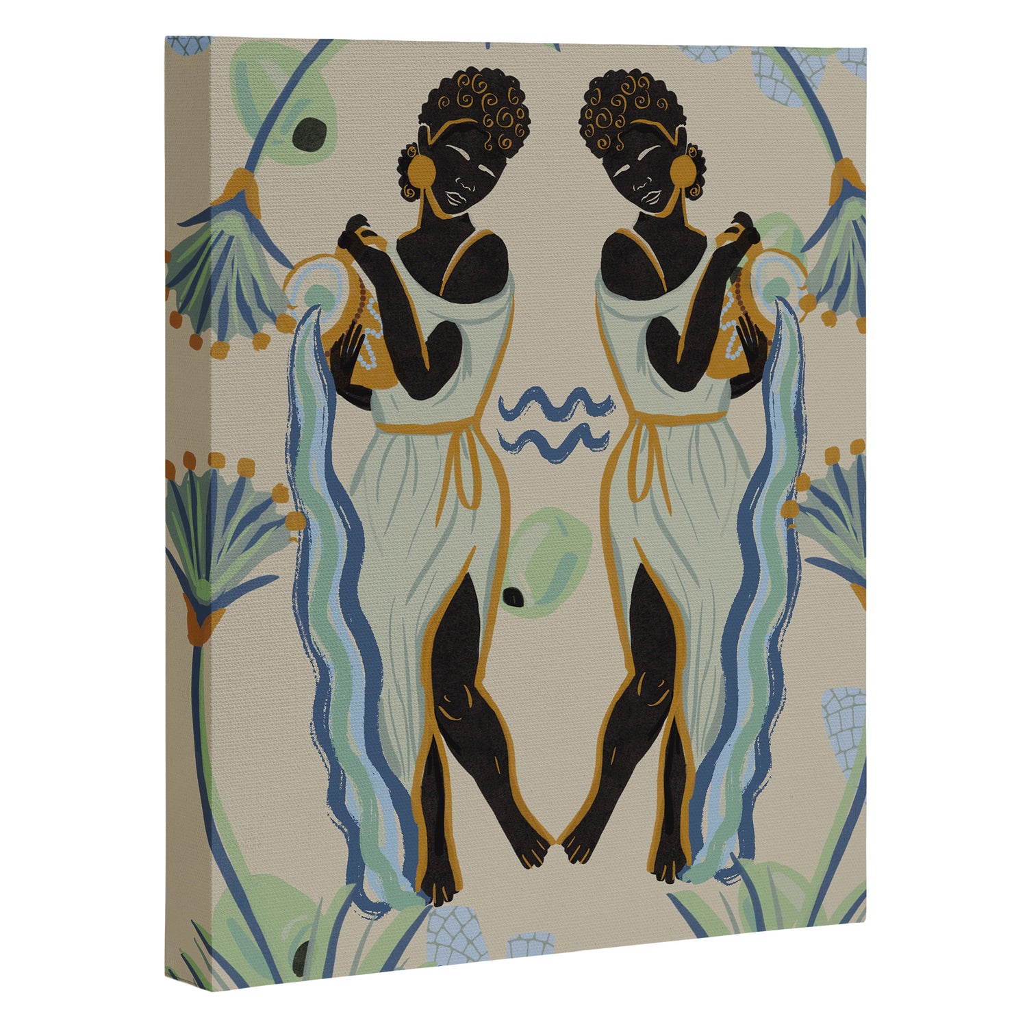 Aquarian's Pour Canvas Print Gallery Image 3