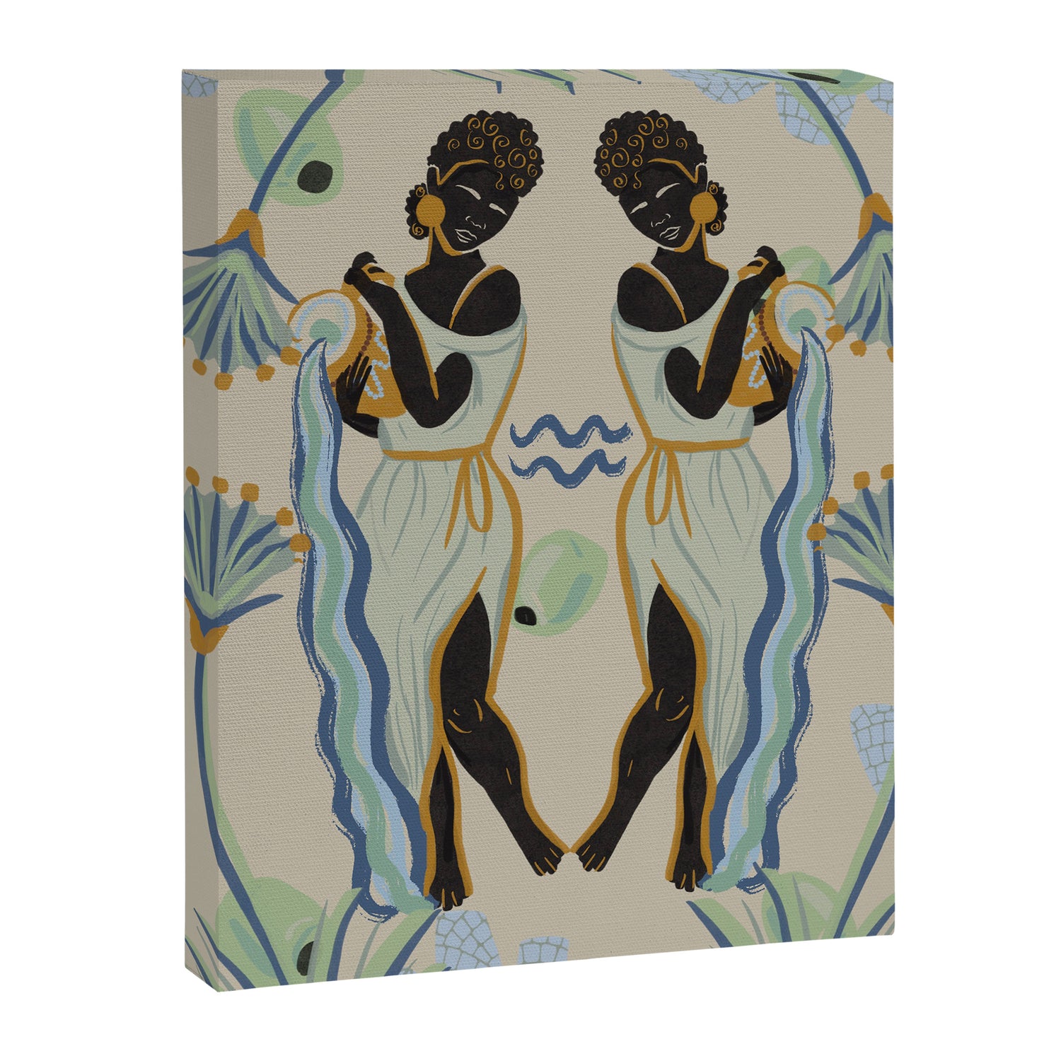 Aquarian's Pour Canvas Print Gallery Image 6