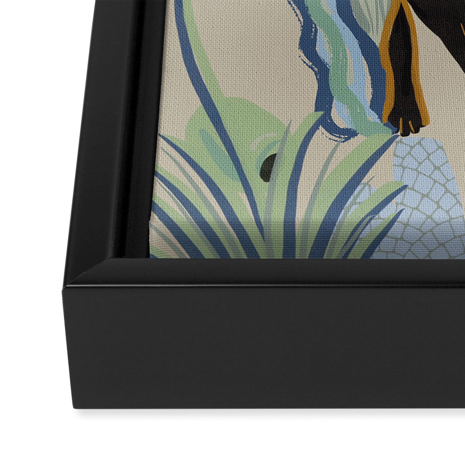 Aquarian's Pour Framed Canvas Print Gallery Image 3