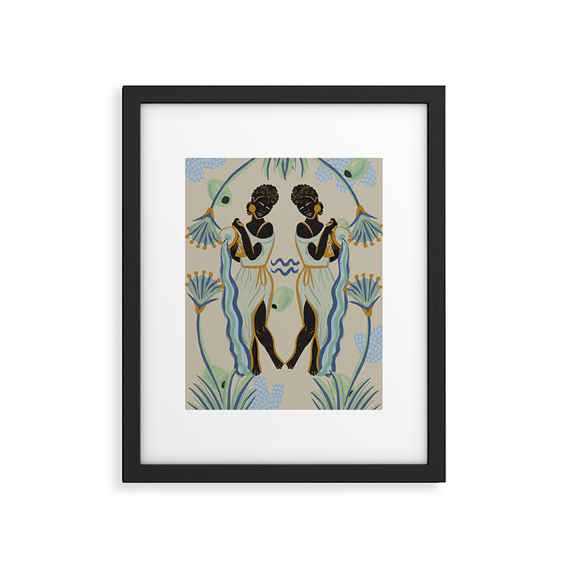 Aquarian's Pour Framed Art Print Gallery Image 5