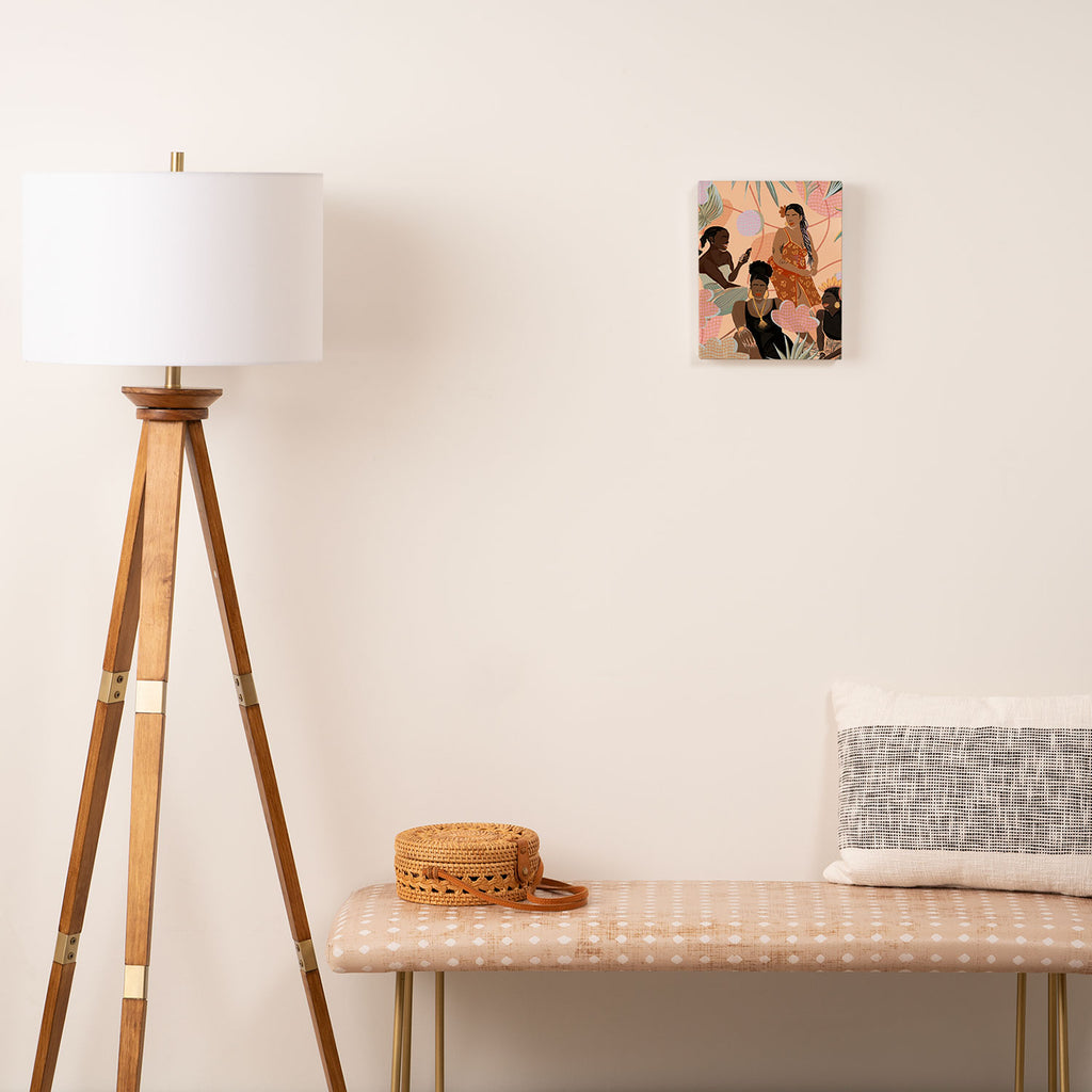 Black Femme Friendship Canvas Print Gallery Image 2
