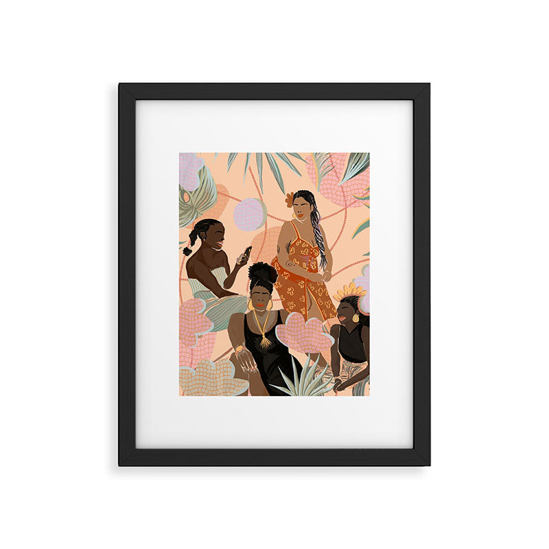 Black Femme Friendship Framed Art Print Gallery Image 5
