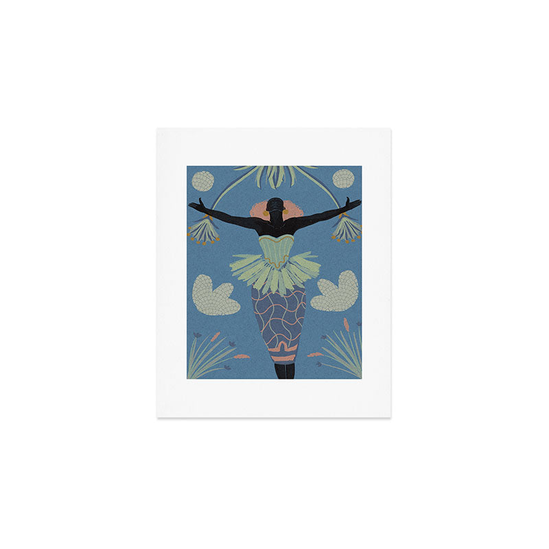 Celestial Balance Lapis Blue Art Print Gallery Image 1