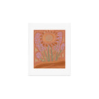Fields of Burnt Sienna and Lavender Art Print Gallery Image 1