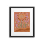 Fields of Burnt Sienna and Lavender Framed Art Print Gallery Image 5