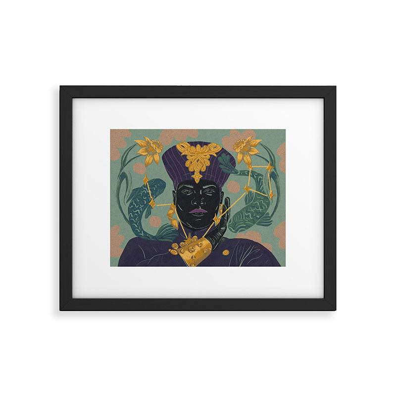 La Pisces Queen Framed Art Print Gallery Image 5