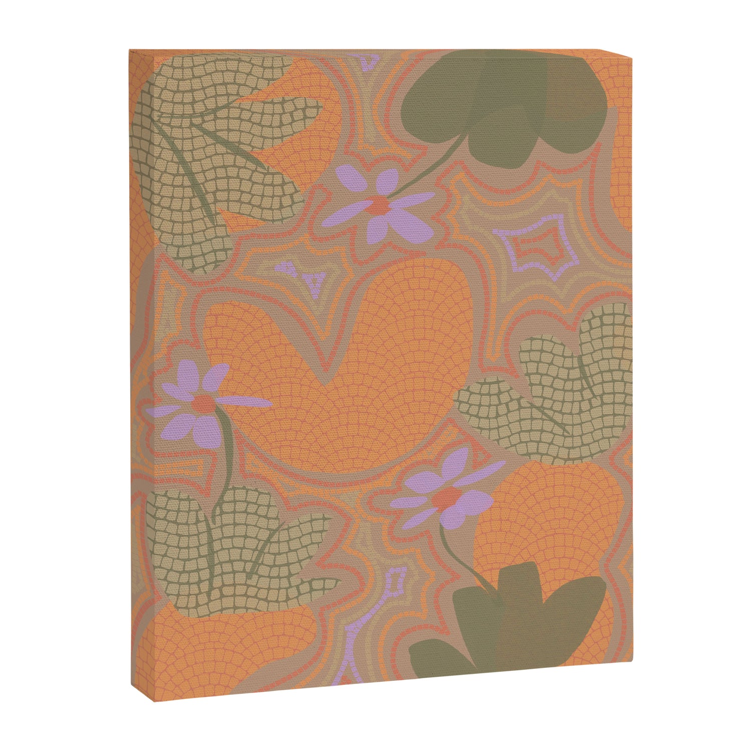 Little Purple Flowers Canvas Print Gallery Image 6