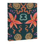 Passion Flower Joy Jade Pattern Canvas Print Gallery Image 6