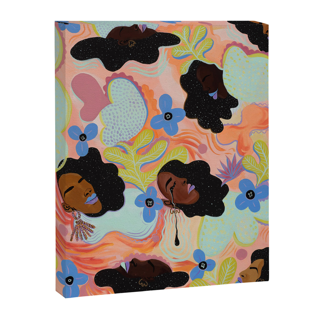 Pools of Us | Coral Botancials Canvas Print Gallery Image 6