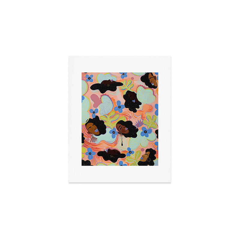 Pools of Us | Coral Botancials Art Print Gallery Image 1