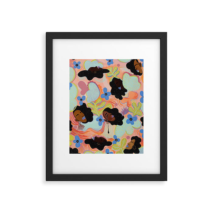 Pools of Us | Coral Botancials Framed Art Print Gallery Image 1