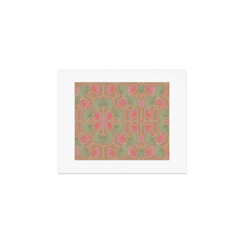 Sun Palms Dusk Tan Art Print Gallery Image 1