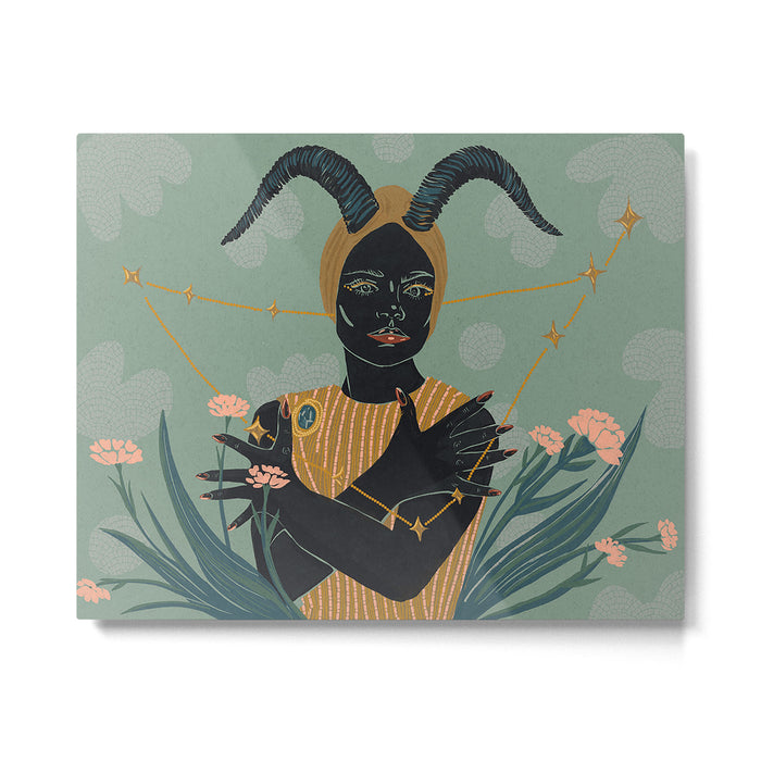 The Horned Earth Queen Metal Print Gallery Image 1