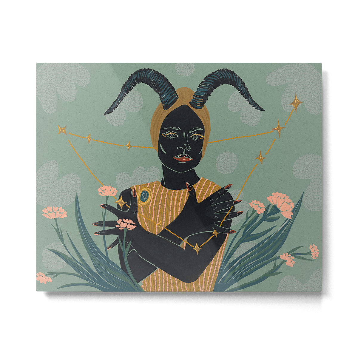 The Horned Earth Queen Metal Print Gallery Image 4