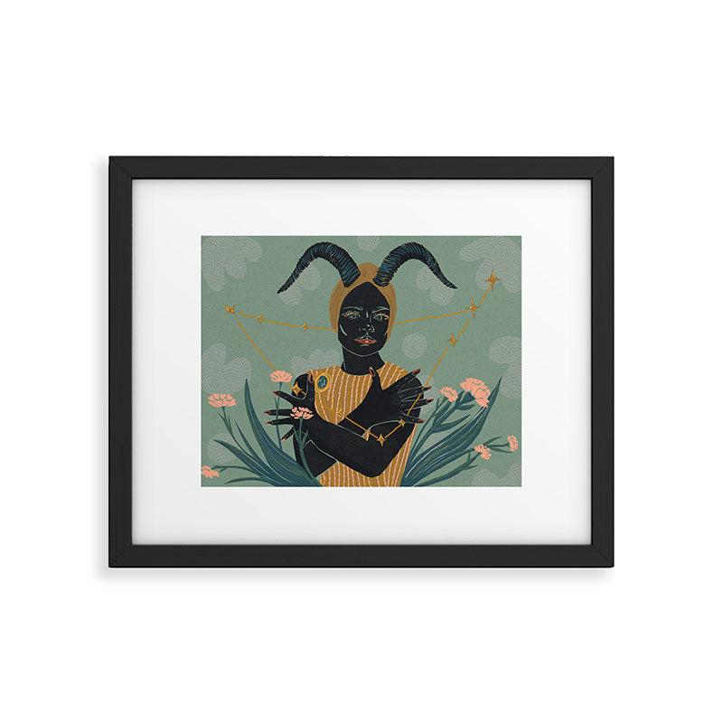 The Horned Earth Queen Framed Art Print Gallery Image 5