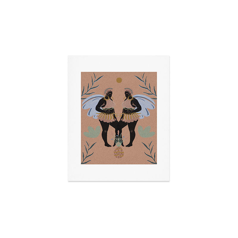 Twin Flames Clay Art Print Gallery Image 1