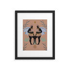 Twin Flames Clay Framed Art Print Gallery Image 5