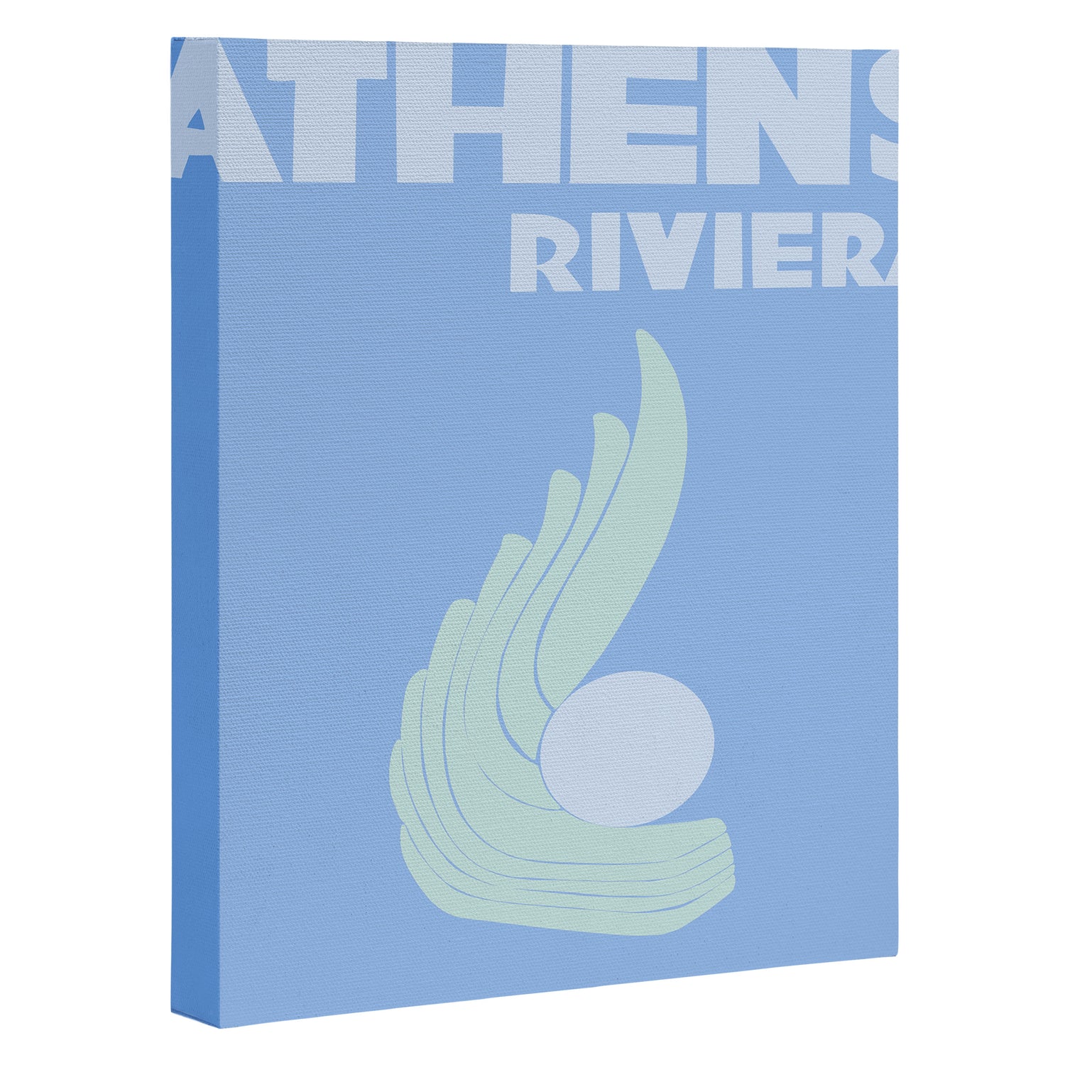 athens riviera Canvas Print Gallery Image 3