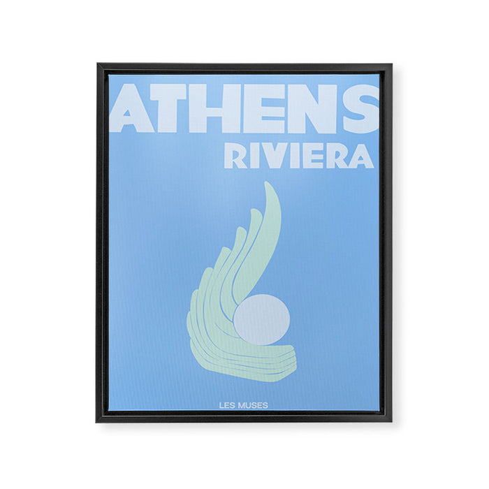 athens riviera Framed Canvas Print Gallery Image 1