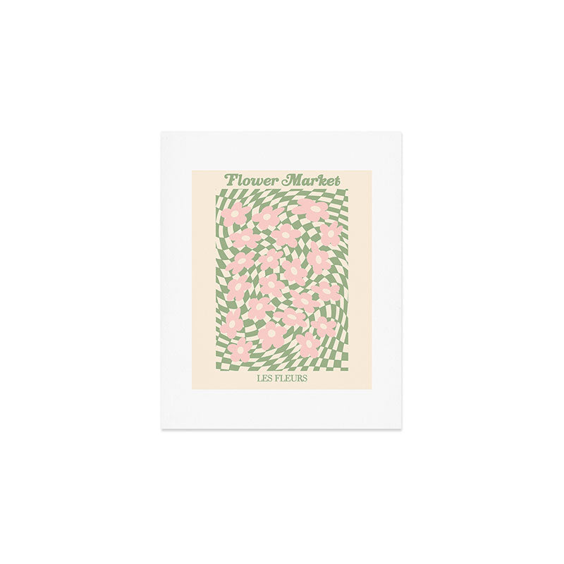 flower market / psychedelic Art Print Gallery Image 1