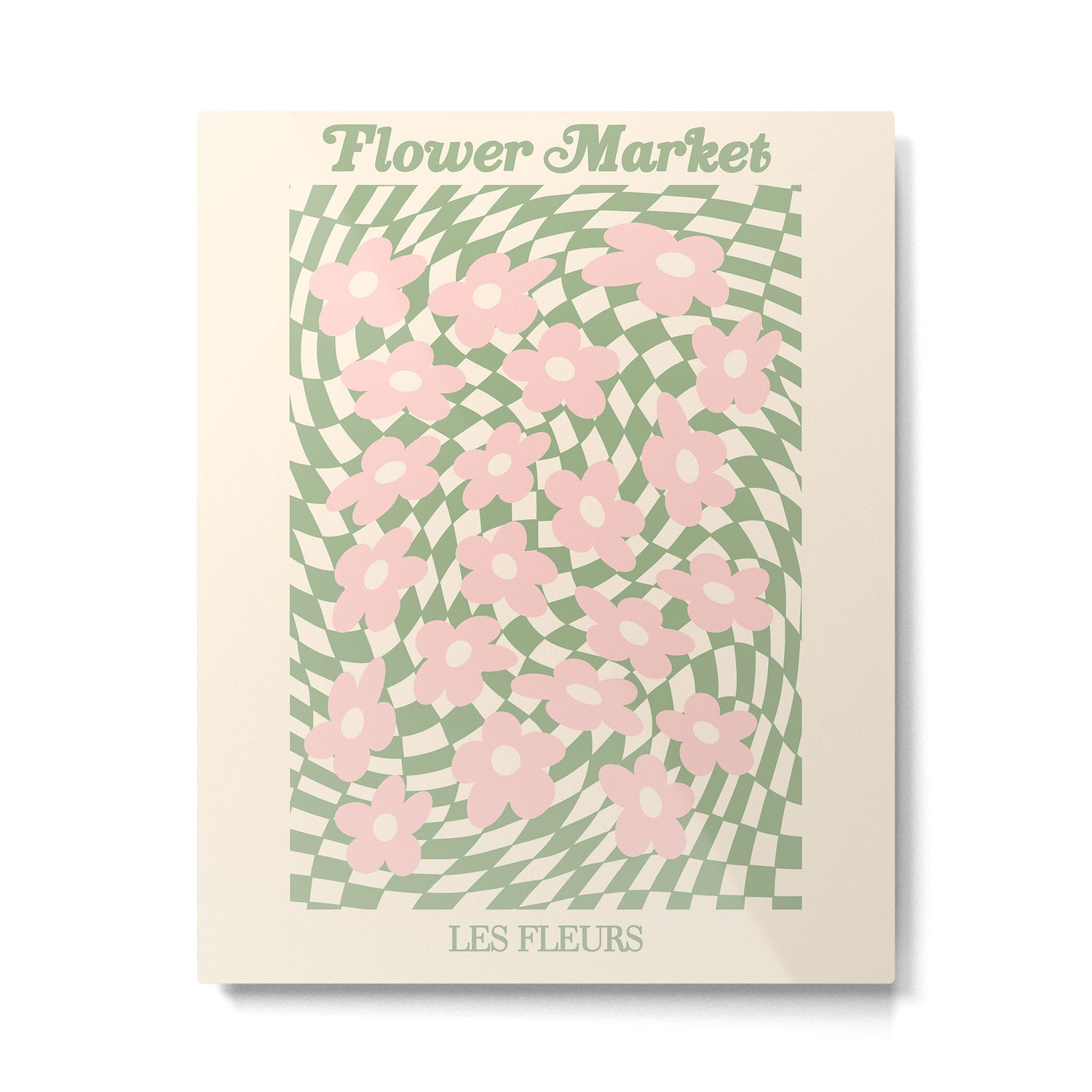 flower market / psychedelic Metal Print Gallery Image 4