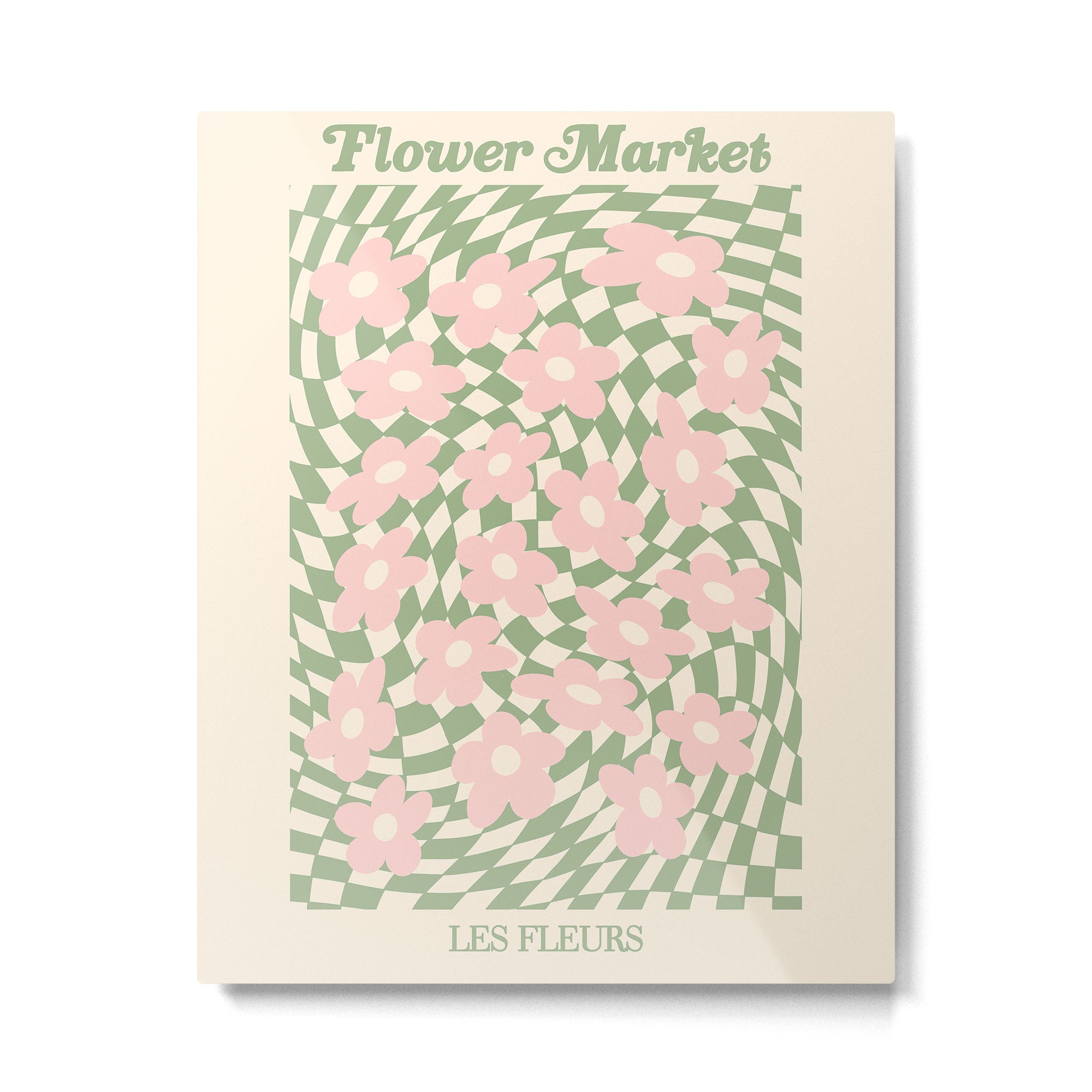 flower market / psychedelic Metal Print Gallery Image 4