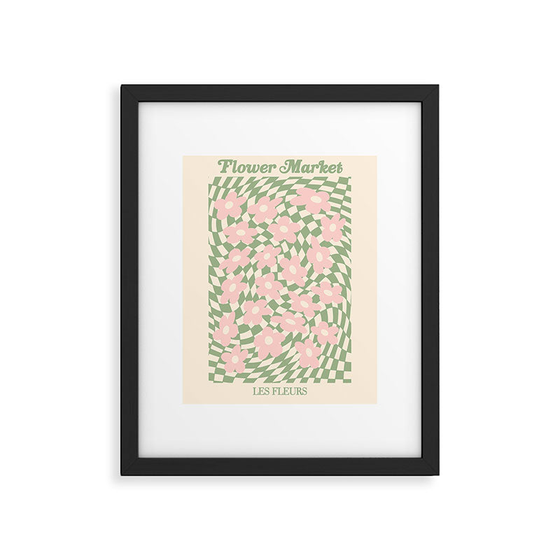 flower market / psychedelic Framed Art Print Gallery Image 5