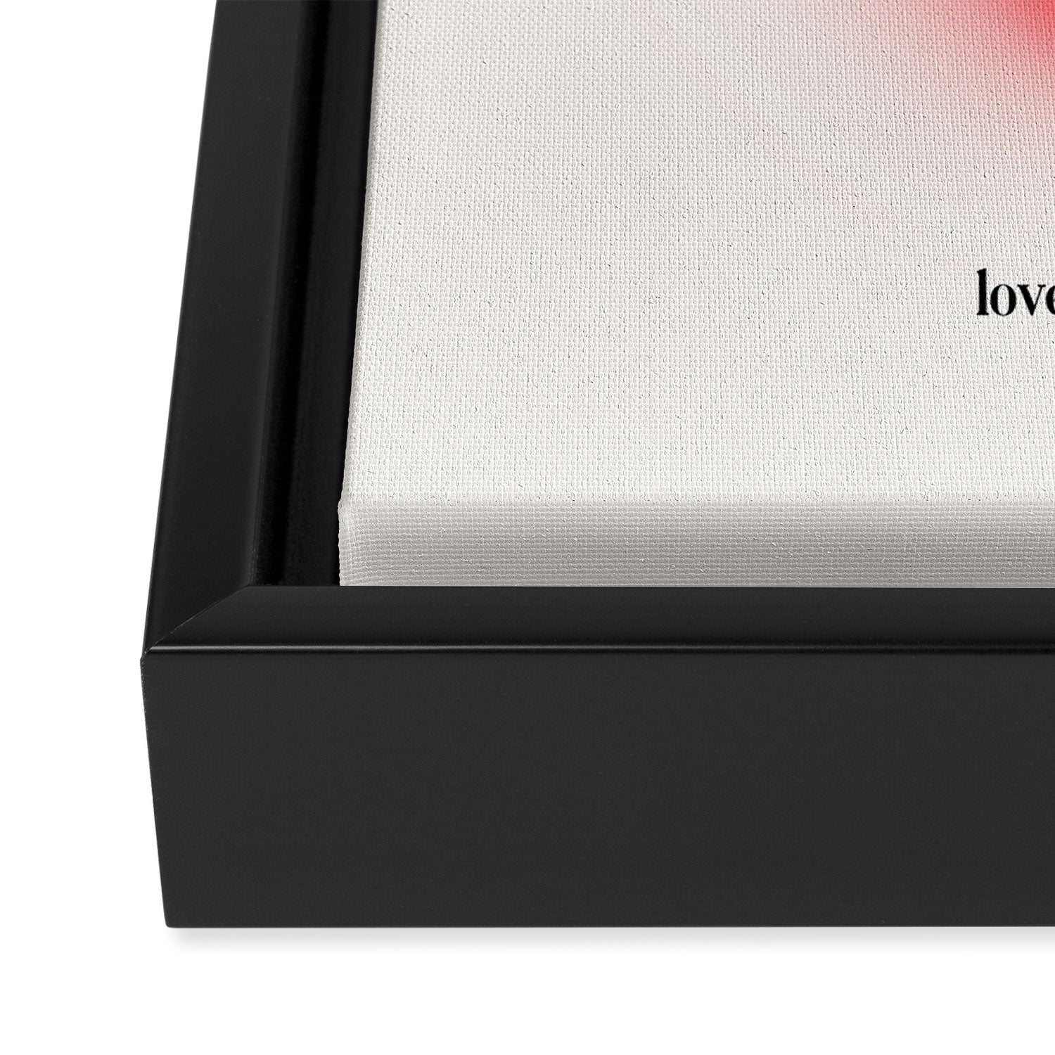 love you forever Framed Canvas Print Gallery Image 3