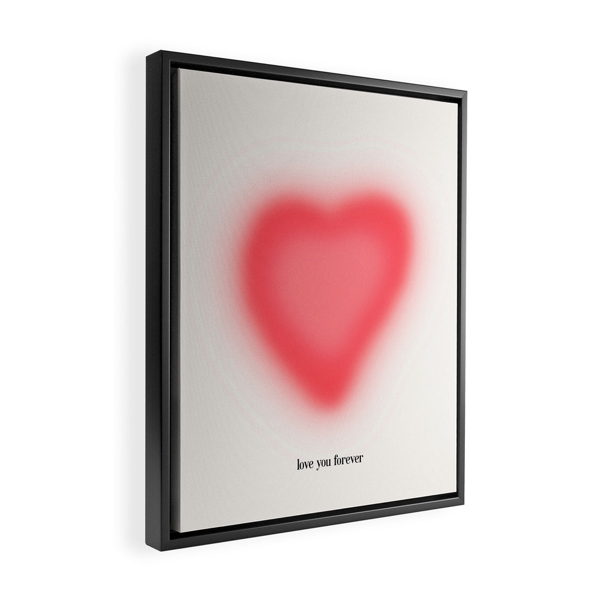 love you forever Framed Canvas Print Gallery Image 2